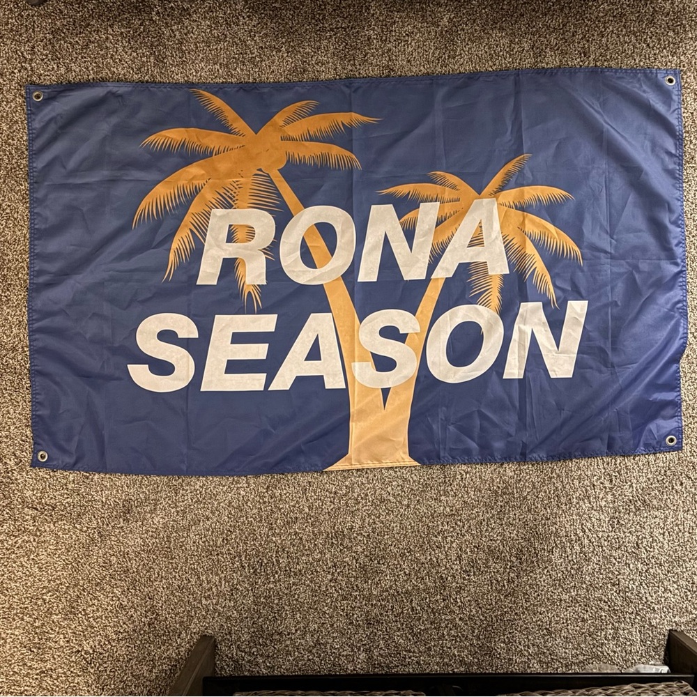 Corona “Rona Season” Flag Tapestry Wall Decor Bar Drinking 3 x 5